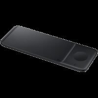 SAMSUNG Fast Wireless Charger Trio Black With travel Adapter