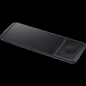 SAMSUNG Fast Wireless Charger Trio Black With travel Adapter