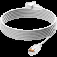 Ubiquiti UACC-Cable-Patch-EL-C6A-0.15M-W Ultra-thin braided patch cable, designed and optimized for 10 GbE networking Translucent booted RJ45 for optimal Etherlighting brightness