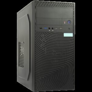 Inter-Tech PC Chassis IT-6516 Ripple, mATX, 1x 5.25" external, 2x 3.5" int. and ext., 3x 2.5" internal, 2x USB 3.2, 2x USB-C, mATX MB, ATX PSU, 175 x 365 x 355mm (WxDxH), Dark Gray
