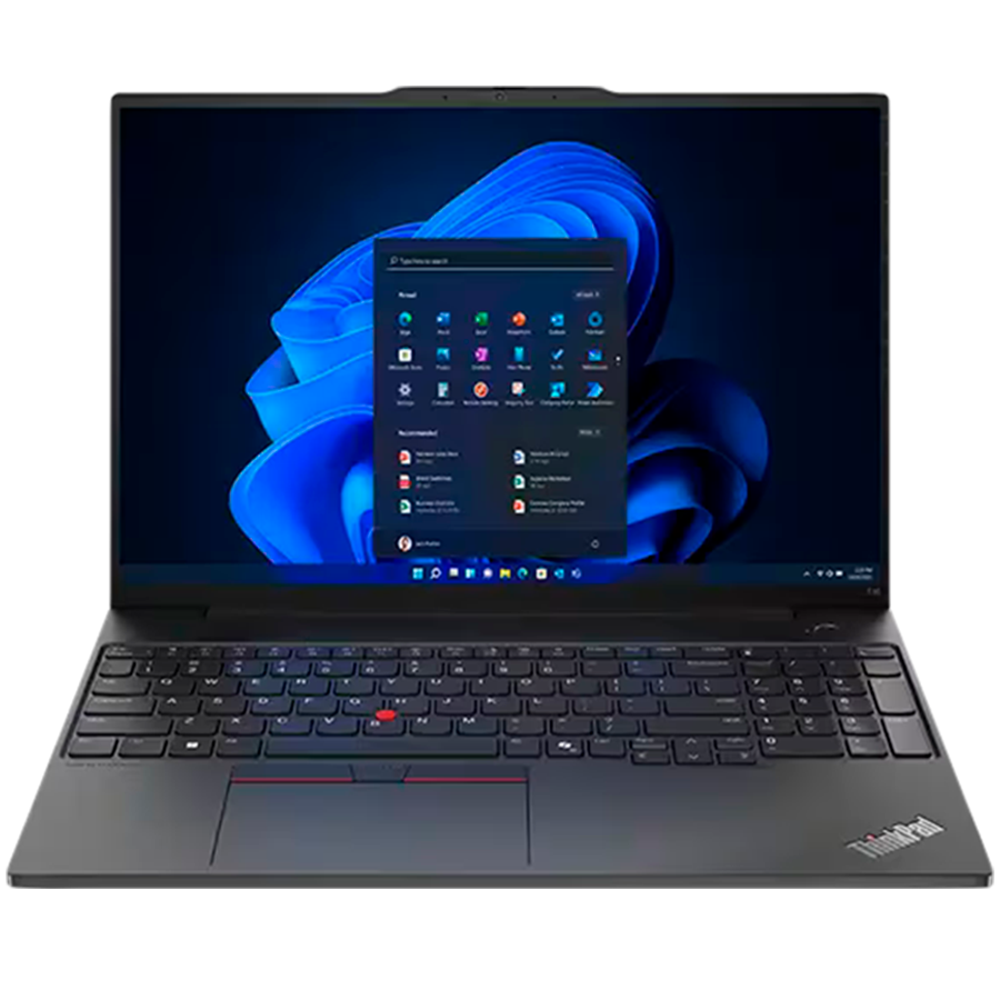 LENOVO ThinkPad E16 Gen 3, 16'' FHD IPS, Intel Core 5 210H, 16GB DDR5, 512GB SSD, 2xUSB-A, 2xUSB-C, HDMI, RJ-45, FHD Cam + Mic, WiFI 6E, BT5.3, FP, BH Kb, 64Wh, No OS, Black, 3Y