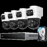 Anker, eufy NVR Security System S4 Max White 2TB, 4k Triple-Lens PTZ Camera