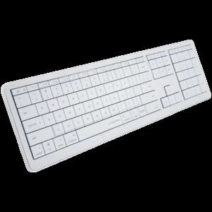 CLEVETURA CLVX 1 Touch-On-Keys AI Wireless Keyboard, ANSI US Mac layout, Scissor Switches, Aluminum Chassis, Interactive RGB, Mac/iPad/AppleTV/PC support
