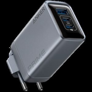 Anker Prime Charger (100W, 3 Ports, GaNPrime) Silver