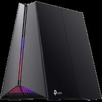 TP-Link Archer GE550 BE9300 Tri-Band Wi-Fi 7 Gaming Router, 574 Mbps at 2.4 GHz + 2882 Mbps at 5 GHz + 5764 Mbps at 6 GHz, 4x Internal Antennas, Quad-Core CPU, 1x5 G WAN port +1x5 G LAN port +3x2.5 G LAN ports, 1xUSB 3.0 Port