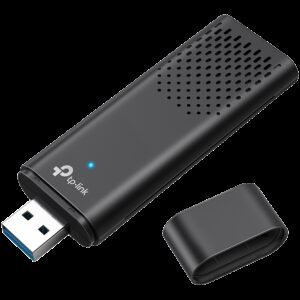 TP-Link Archer TX20U AX1800 Dual Band Wi-Fi 6 Wireless USB Adapter, 1201 Mbps at 5 GHz + 574 Mbps at 2.4 GHz, Internal Antennas, USB 3.0, MU-MIMO, OFDMA, WPA3