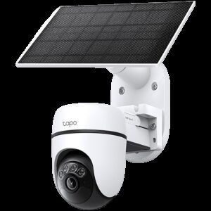 TP-Link Tapo C610 Kit Solar-Powered Pan/Tilt Security Camera Kit, 2K 3MP(2304x1296), 2.4 GHz, 6700mAh rechargeable lithium-ion battery, Solar panel (5.2V, 2.5W), Pan/Tilt, Non-Stop Power, Smart Detection and Notifications (motion, people)