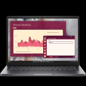 Dell Pro 14 PC14250, 14" FHD+ (1920x1200), Intel Core 5 120U, 1x 16GB DDR5, M.2 512GB SSD, Int GPU, WiFi 6E + BT 5.3, FHD IR Cam, 2x USB 3.2, 1x USB C 3.2, 1x USB C THB4, RJ-45, FgrPr, Backlit kb, 55Wh, Ubuntu, 3Yr