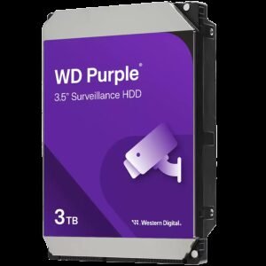 HDD AV WD Purple (3.5'', 3TB, 128MB, 5400 RPM, SATA 6 Gb/s)
