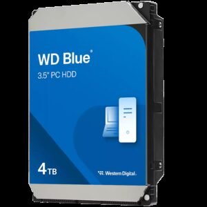 HDD Desktop WD Blue (3.5'', 4TB, 128MB, 5400 RPM, SATA 6 Gb/s)