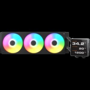 COUGAR Poseidon Vistek Pro ARGB 360 AiO Liquid Watercooling - Black