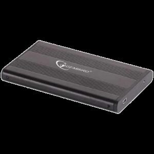Drive Cabinet GEMBIRD EE2-U2S-1 (USB, support 2.5" HDD, Black)