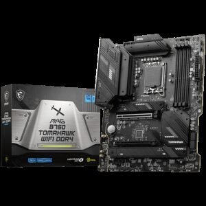 MSI MAG B760 Tomahawk WiFi Gaming Motherboard (Supports 12th/13th/14th Gen Intel Processors, LGA 1700, DDR5, PCIe 5.0, M.2, 2.5Gbps LAN, USB 3.2 Gen2, HDMI/DP, Wi-Fi 6E, Bluetooth 5.3, ATX)