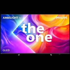 Philips TV LED 75PUS9010/12, The One, QLED AMBILIGHT 4K TV, 189 cm (75"), 144Hz, VRR, FreeSync Smart platform Titan OS, P5 Image processor, Dolby Vision and Atmos