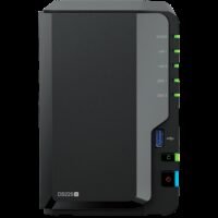 Synology DS225+, Tower, 2-bays 3.5'' SATA HDD/SSD, CPU Inte Celeron J4125 4-core (4-thread) 2.0 GHz, burst up to 2.7 GHz, 2 GB DDR4 non-ECC (expandable up to 6 GB), 1xRJ-45 1GbE LAN, 1xRJ-45 2.5 GbE LAN, 2xUSB 3.2 Gen 1, 1.3 kg, 3yr warranty