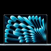 MacBook Air 15-inch,Sky Blue,Model A3241,M4 CHIP WITH 10C CPU, 10C GPU,16GB unified memory,35W Dual USB-C Power Adapter,256GB SSD storage,Two Thunderbolt 4 Ports,Touch ID,Liquid Retina display,Force Touch Trackpad, KEYBOARD-INT