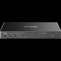 Omada 8-Port 10/100Mbps + 3-Port Gigabit Desktop Switch with 8-Port PoE+ 8× 10/100 Mbps PoE+ Ports, 2× Gigabit Non-PoE Ports, 1× Gigabit SFP Slots 802.3at/af, 65 W PoE Power, Desktop Steel Case Extend Mode for 250m PoE Transmitting