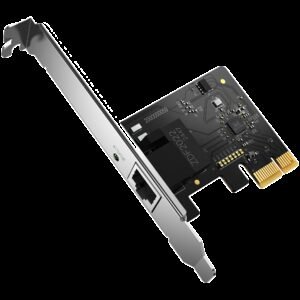 Mercusys MA210E Gigabit PCIe Network Adapter, 1x PCI Express, 1x RJ45 Port,1 Gbps, Full-Height Bracket/Low-Profile Bracket, Wake-on-LAN, Flow Control, Energy-Efficient Ethernet (EEE),