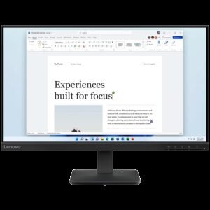 Lenovo Monitor LED L24-4e 23.8" IPS 1920x1080 3ms 1300:1 250cd Anti-Glare VGA HDMI Tilt 3y