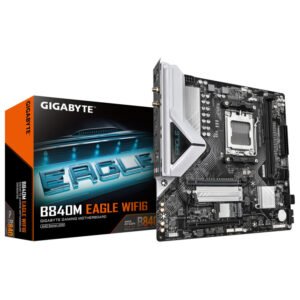 Gigabyte MB B840M EAGLE WIFI6 AM5; 2xDDR5; 2xM.2; 4xSATA 7xUSB; HDMI, DP; USB Type-C, mATX;