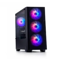 DarkFlash AIGO C195 Case4xARGB, Mesh, MicroATX280mm VGA, 240mm Radiator, 2xUSB