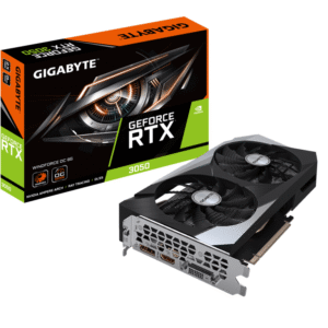 Gigabyte RTX 3050 WindForce;8GB GDDR6 128bitDP, HDMI,DVI;