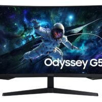 32'' WQHD Odyssey Gaming G55C165Hz,1ms,300cd,HDMI,DP,HDR10,VESA 75x75,Tilt,Crna boja