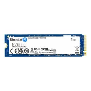 Kingston SSD 1TB NV3NVMe PCIe Gen 4.0x4R/W : 6000/4000MB/s