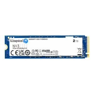 Kingston SSD 2TB NV3NVMe PCIe Gen 4.0x4R/W : 6000/5000MB/s