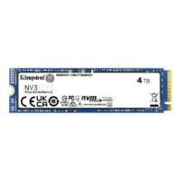 Kingston SSD 4TB NV3NVMe PCIe Gen 4.0x4R/W : 6000/5000MB/s