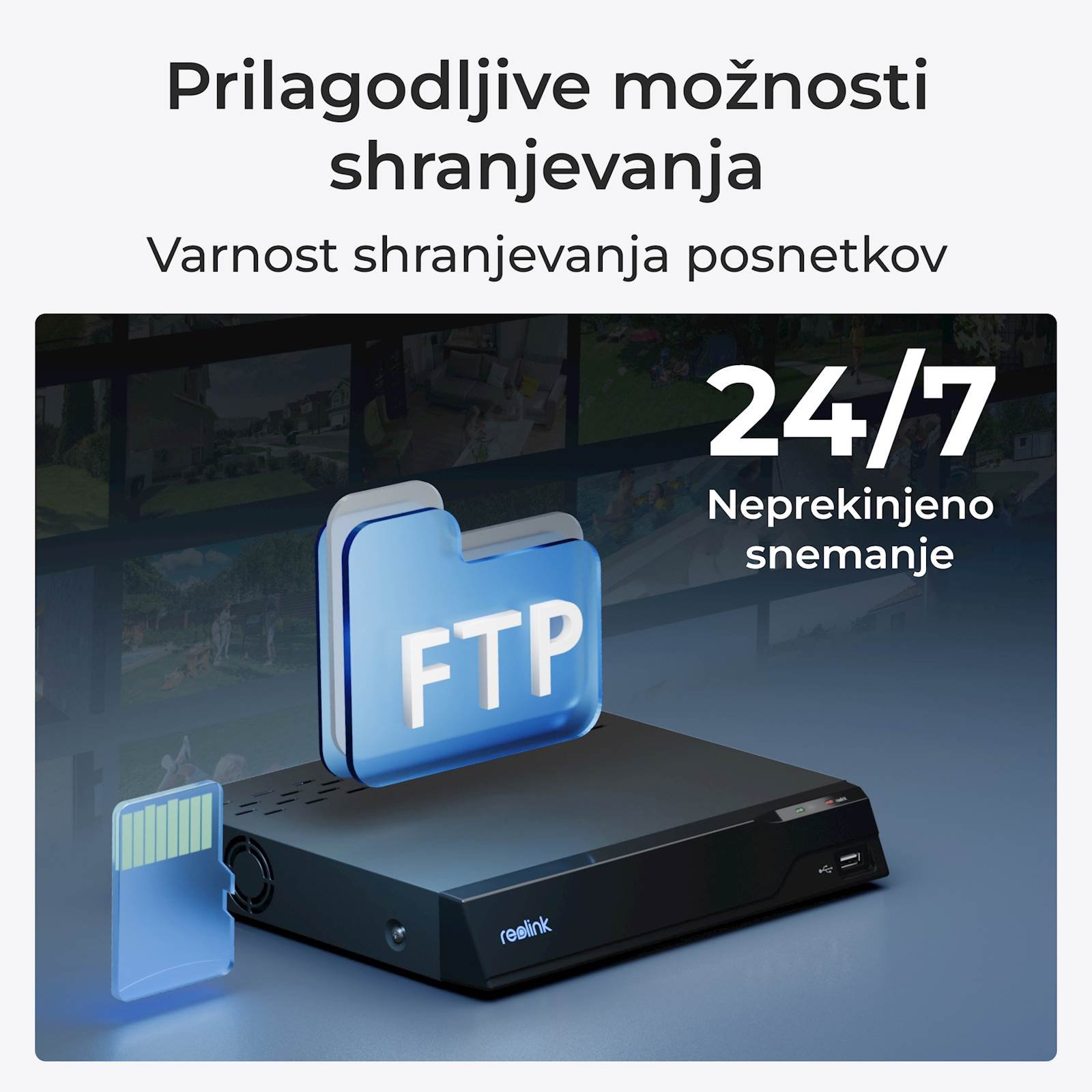 Reolink IP Kamera W437 4K, Wi-Fi 6, IK10, 5x zoom - Slika 2