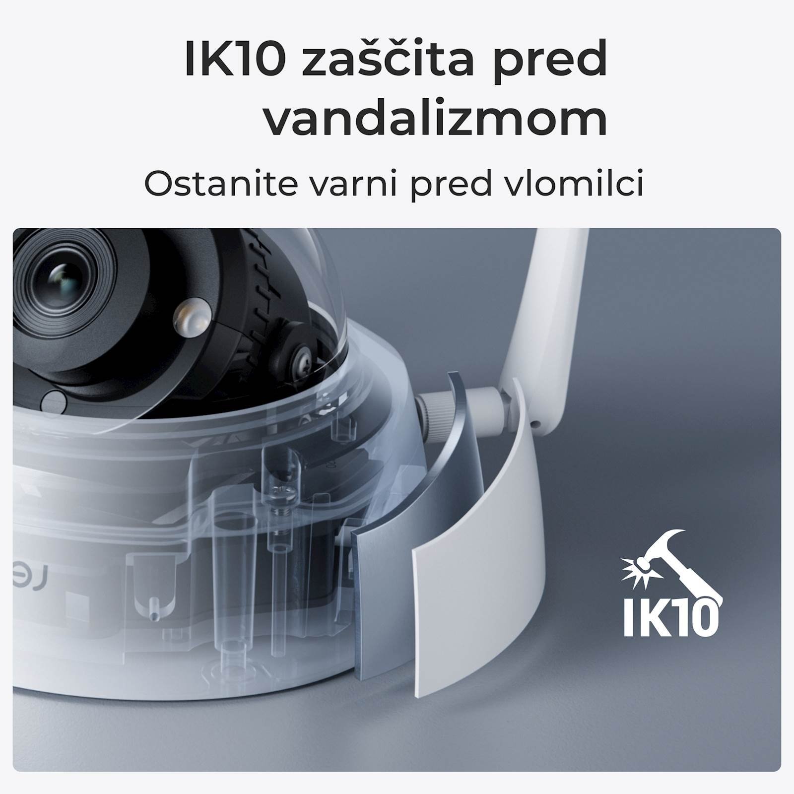 Reolink IP Kamera W437 4K, Wi-Fi 6, IK10, 5x zoom - Slika 3