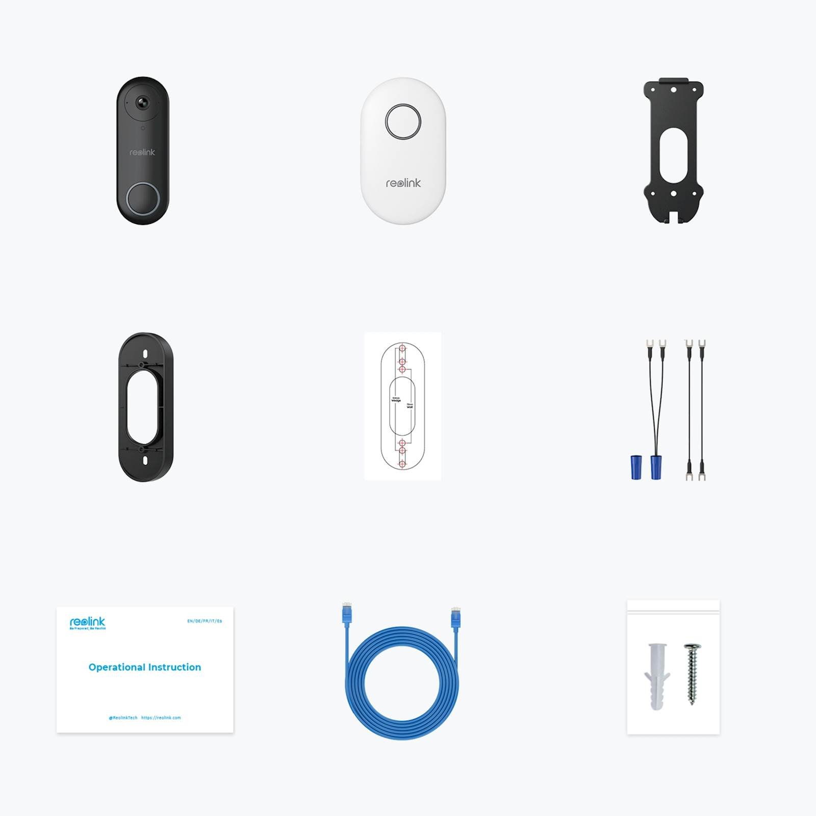 Reolink Smart Doorbell kamera D340P, 2K+, PoE - Slika 3