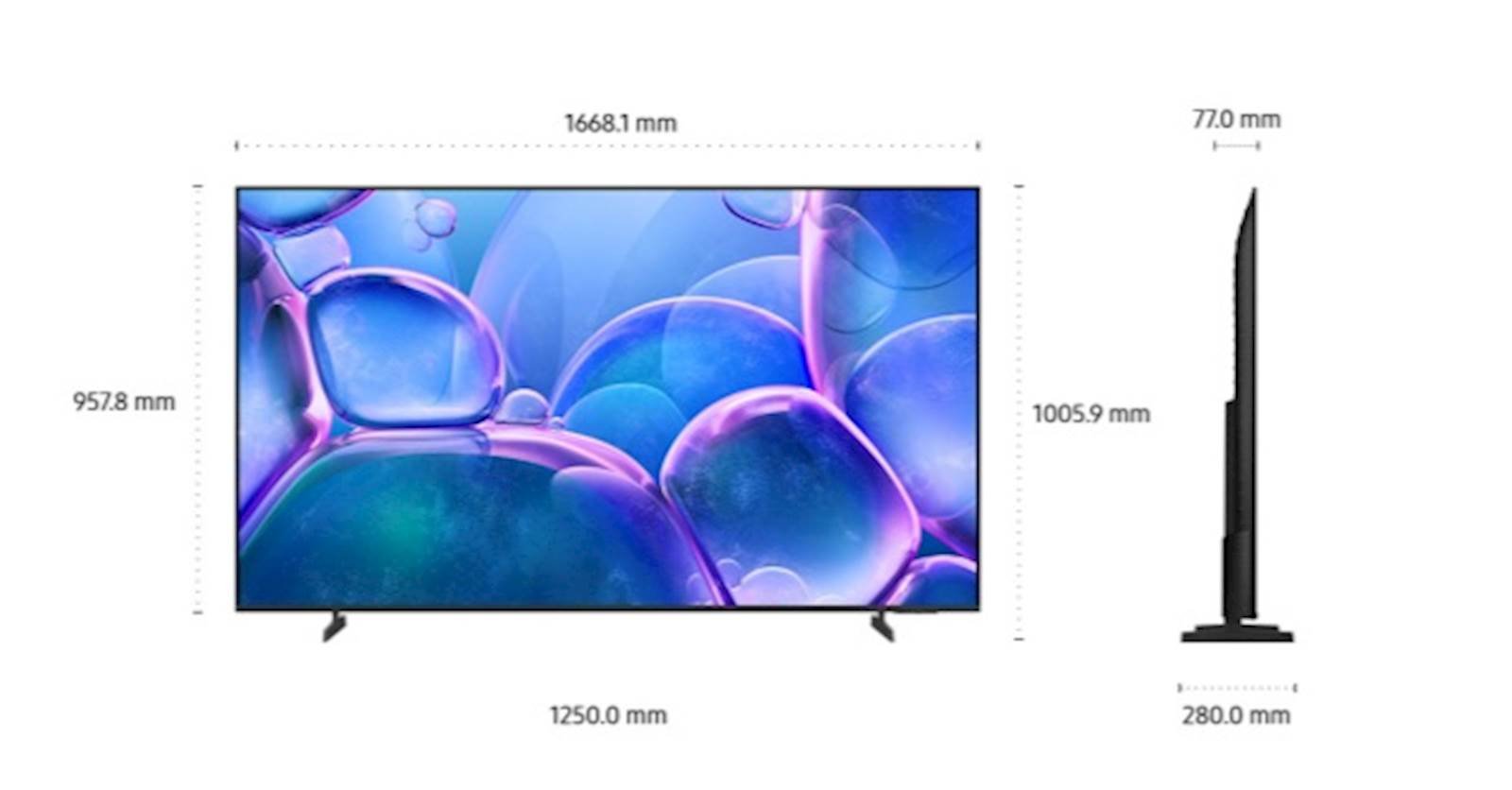 TV SAMSUNG Crystal UHD 4K 75" U7022F - Slika 3