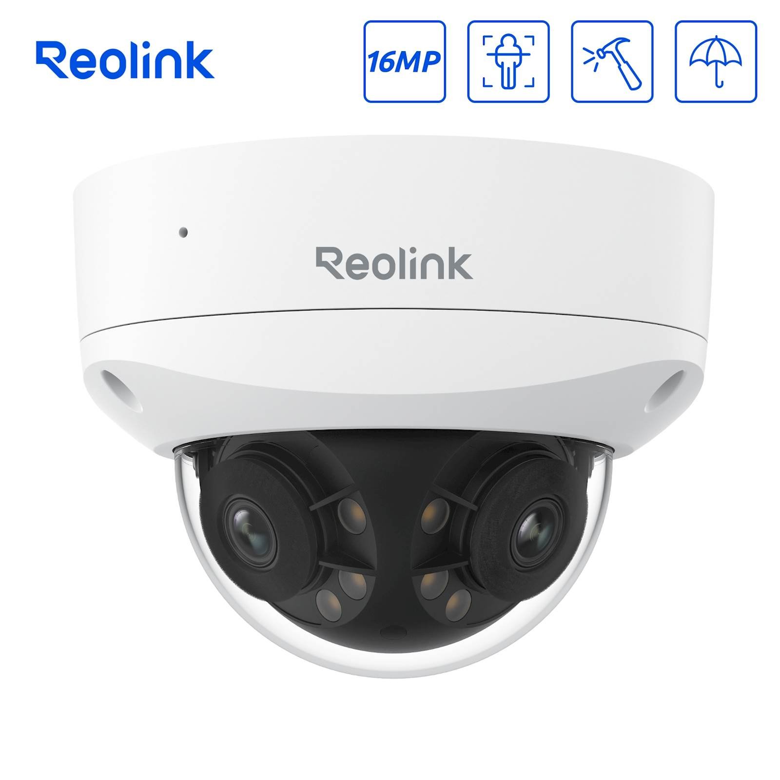 Reolink IP Kamera Duo serija P757 POE, 16MP, 180°, IK10 - Slika 2