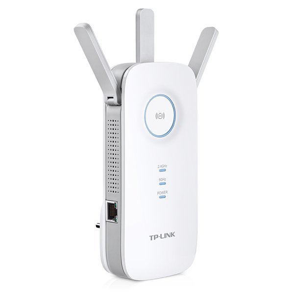 AC1750 Dual Band Wireless Wall Plugged Range Extender, Qualcomm, 1300Mbps at 5Ghz + 450Mbps at 2.4Ghz, 802.11ac/a/b/g/n, 1 10/100/1000M LAN, Ranger Extender button, Range extender modeпјЊwith 3 fixed Antennas