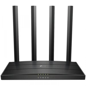 TP-Link AC1900 802.11ac Wave2 3×3 MIMO Wi-Fi Router, 1300Mbps at 5GHz + 600Mbps at 2.4GHz, 5 Gigabit Ports,4 antennas, Beamforming,Smart Connect,IPTV, Access Point Mode, IPv6 Ready,Tether App,Cloud support