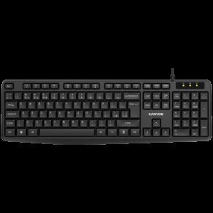 CANYON keyboard KB-1 EN/AD Wired Black