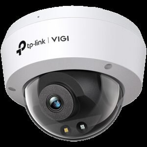 TP-Link VIGI C250(4mm) 5MP Full-Color Dome Network Camera, H.265+/H.265/H.264+/H.264, 1/2.7"" Progressive Scan CMOS, Color/0.005 Lux@F1.6, 0 Lux with IR/White Light, 25fps/30fps ( 2880x1620, 2048x1280, 1920x1080,1280x720), True WDR, PoE/12V DC