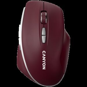 CANYON mouse MW-21 BlueLED 7buttons Wireless Burgundy Red