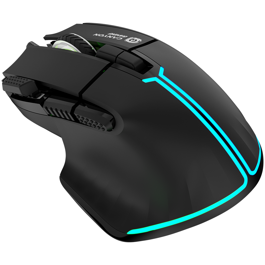 CANYON mouse Fortnax GM-636 RGB 9buttons Wired Black - Slika 2