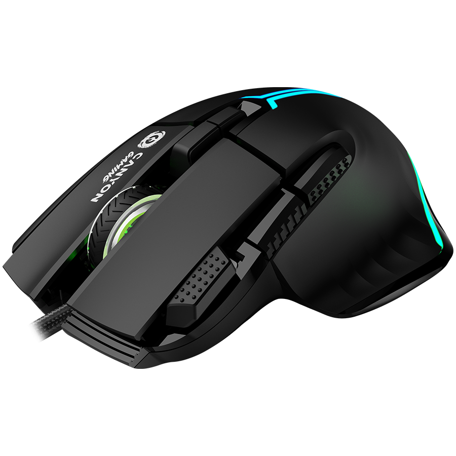CANYON mouse Fortnax GM-636 RGB 9buttons Wired Black - Slika 3