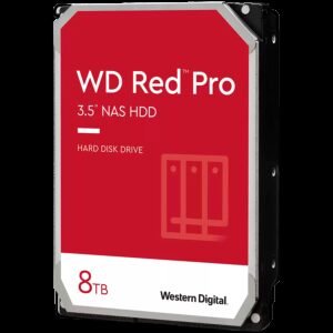 HDD NAS WD Red Pro (3.5'', 8TB, 512MB, 7200 RPM, SATA 6 Gb/s)
