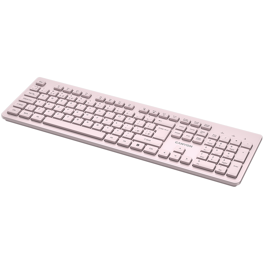 CANYON keyboard HKB-W01 UK/US AAA Wireless Beige - Slika 4