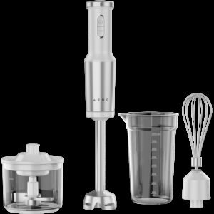 Hand Blender, 1200W in CB, White, Tiger Teeth Cutter, Whisk, Food Processor, Cup