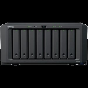 Synology DiskStation DS1825+, Tower, 8-BAY 3.5'' SATA HDD/SSD, 2xM.2 2280 NVMe SSD, CPU AMD Ryzen Quad-Core 2.2 GHz, 8GB DDR4, 2xRJ-45 2.5GbE LAN Port, 3xUSB 3.2, 2 x USB-C expansion ports (Expandable to 18 Bays with 2 x DX525), 1xGen3 x8 PCIe,3y
