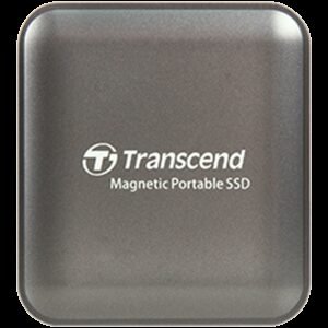 Transcend 2TB, External SSD, ESD420C, USB 20Gbps, Type C,Magsafe,Iron Gray