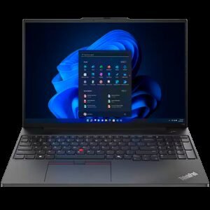 LENOVO ThinkPad E16 Gen 3, 16'' FHD IPS, Intel Core 5 225U, 16GB DDR5, 512GB SSD, 2xUSB-A, 2xUSB-C, HDMI, RJ-45, FHD Cam + Mic, WiFI 6E, BT5.3, FP, BH Kb, 64Wh, No OS, Black, 3Y