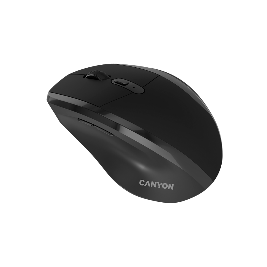 CANYON mouse OnClick 17 Ergonomic 6 buttons 1600DPI Wireless Black - Slika 3