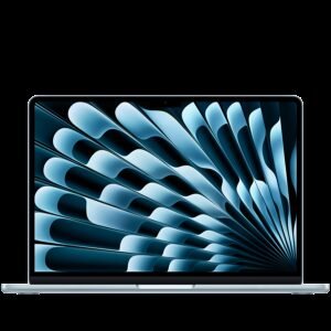 MacBook Air 13-inch,Sky Blue,Model A3449,M5 CHIP WITH 10C CPU, 8C GPU,16GB unified memory,30W USB-C Power Adapter,512GB SSD storage,Two Thunderbolt 4 Ports,Touch ID,Liquid Retina display,Force Touch Trackpad, KEYBOARD-INT